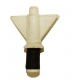 Nylon pijpstopper 0,5" zonder doorlaat