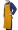 Lasschort splitleder - Golden Brown 107x60cm p/st