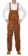 Lastuinbroek splitleder - Lava Brown L p/st